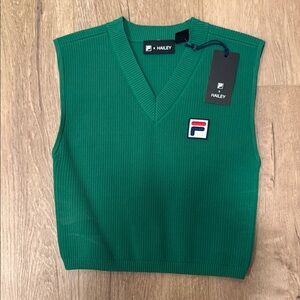Fila Vivid Green Knit Vest